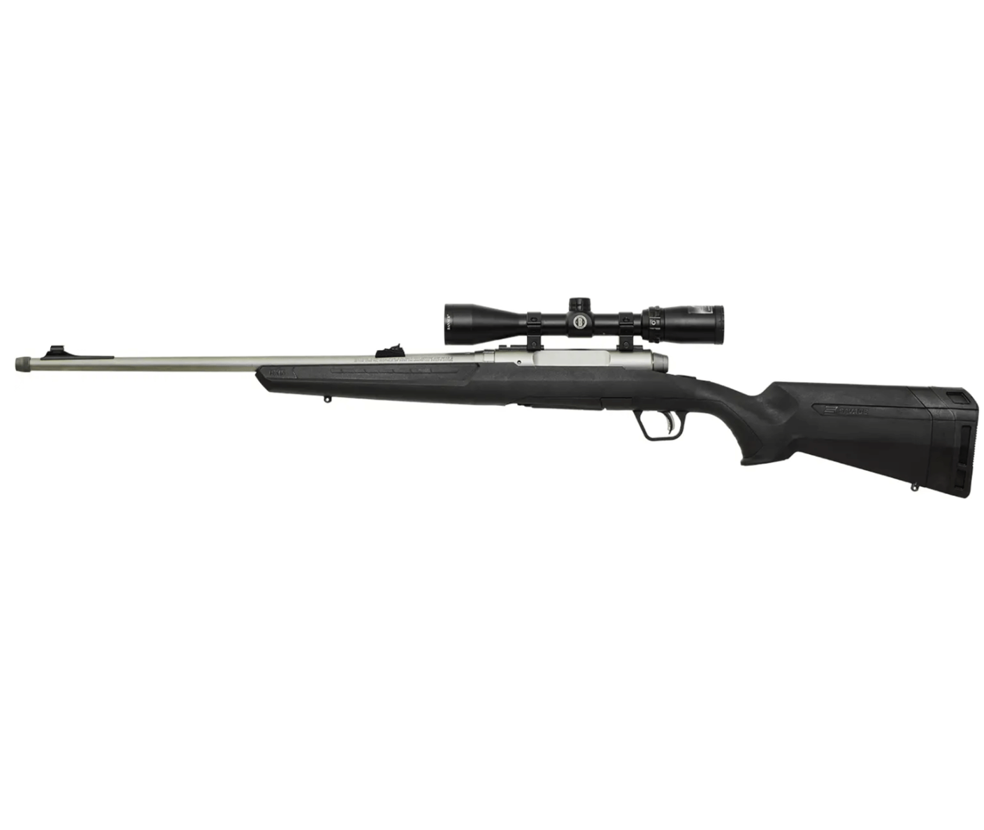 Карабин Savage AXIS II XP Stainless SR кол. 223 Rem оптический прицел Bushnell 3-9х40 Фото 2